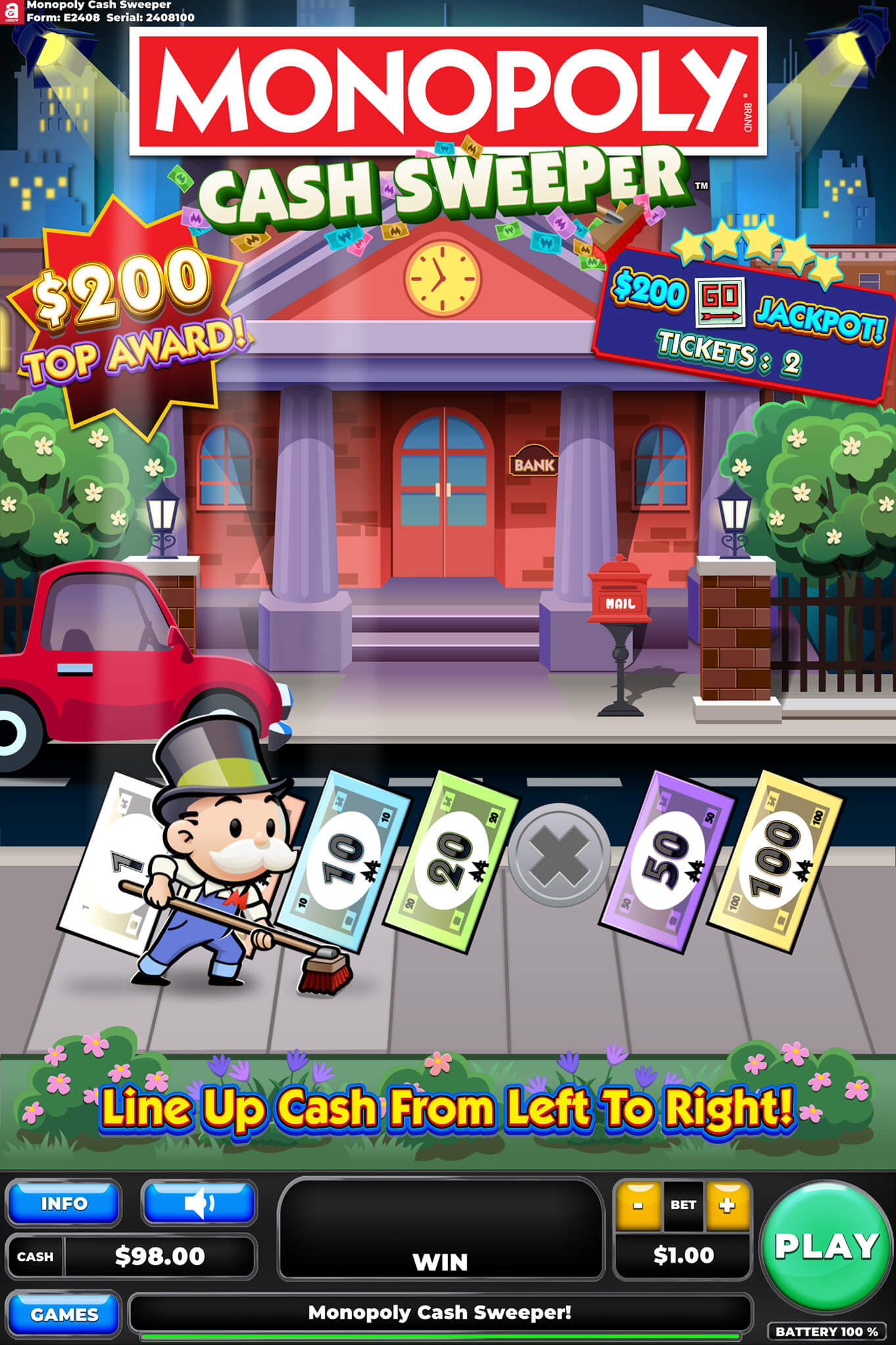 Monopoly Cash Sweeper