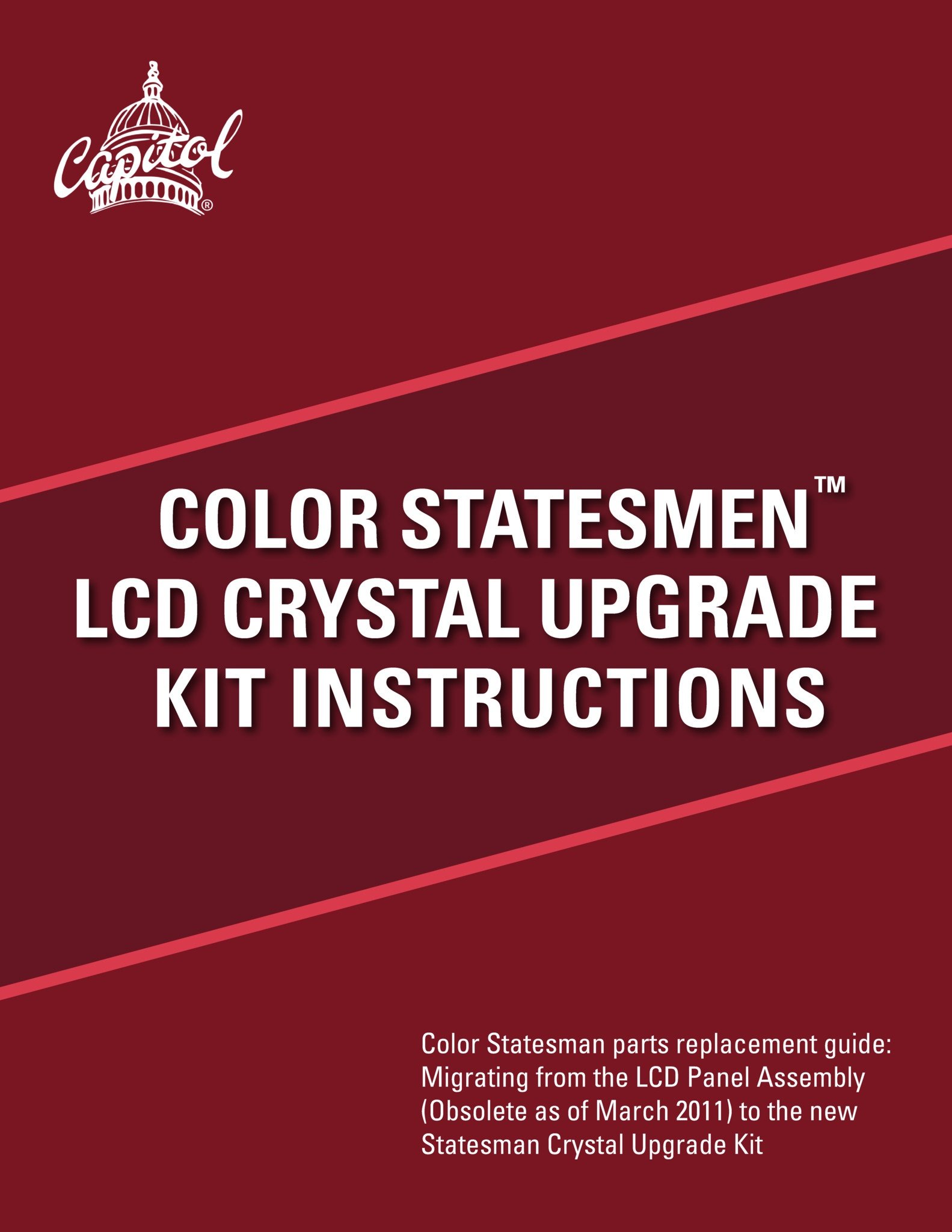 Statesman Crystal Upgrade Manual Equipment Manuals