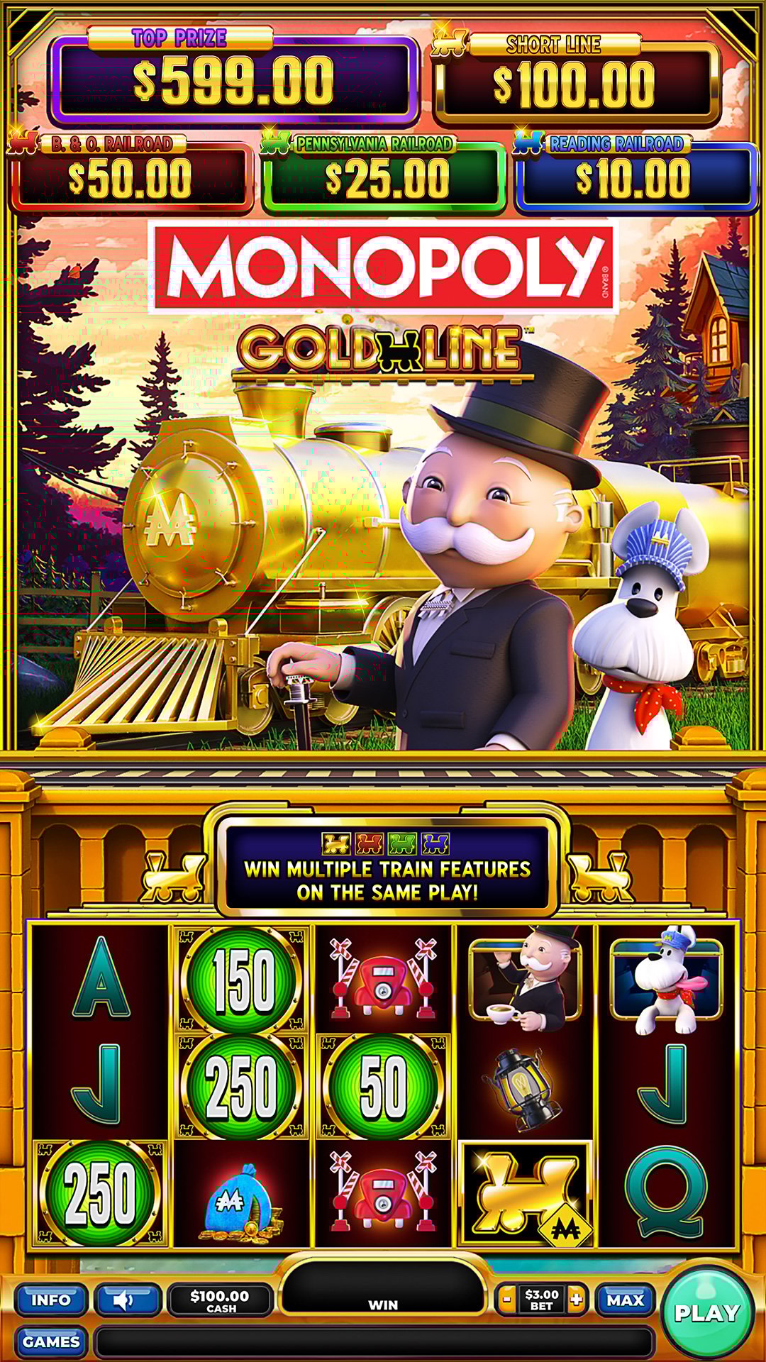 Monopoly Gold Line